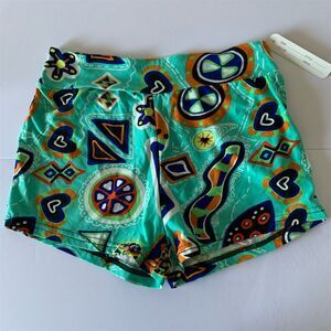 K-ONE Unisex Multicolor Novelty Cartoon Beach Shorts One‎ Size